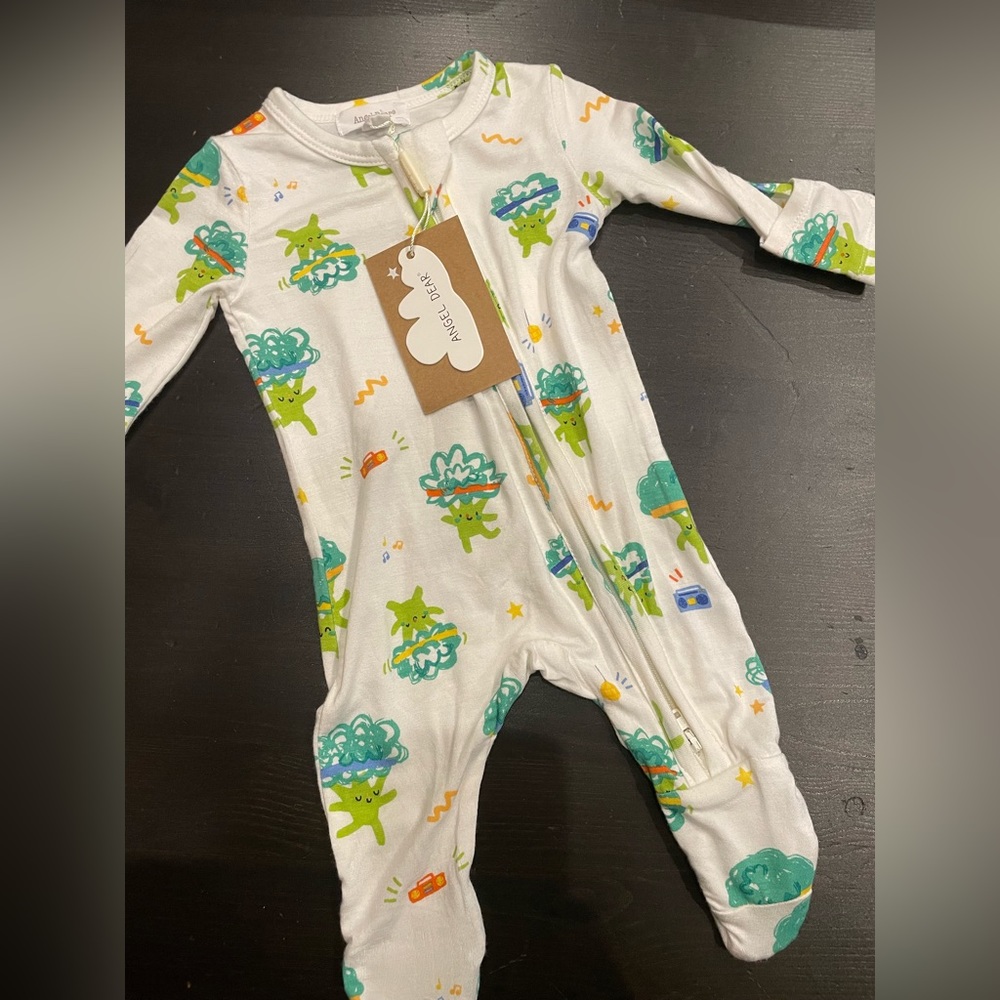 Angel Dear Newborn NWT Footie PJs